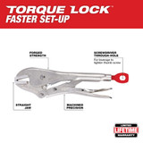Milwaukee 48-22-3510 10 in. TORQUE LOCK Straight Jaw Locking Pliers
