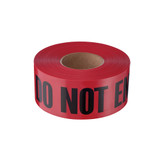 Milwaukee 11-081 1000' Premium Red Barricade Tape-Danger Do Not Enter