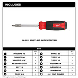 Milwaukee 48-22-2900 14-in-1 Multi-Bit Screwdriver