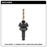 Milwaukee 49-56-7115 HOLE DOZER with Carbide Teeth Large Arbor W/ Cobalt Pilot Bit