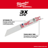 Milwaukee 49-22-1110 10 Pc SAWZALL Blade Set
