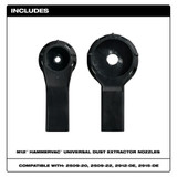 Milwaukee 49-90-2302 M12 HAMMERVAC Universal Dust Extractor Nozzles
