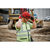 Milwaukee 48-73-1109 Red Full Brim Hard Hat w/4pt Ratcheting Suspension - Type 1, Class E