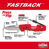 Milwaukee 48-22-1540 FASTBACK 5in1 Folding Knife