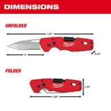 Milwaukee 48-22-1540 FASTBACK 5in1 Folding Knife