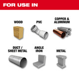 Milwaukee 48-89-4640 3/4 in. Titanium Silver and Deming Bit