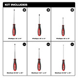 Milwaukee 48-22-2706 6pc Screwdriver Kit