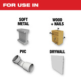 Milwaukee 49-25-1243 Milwaukee OPEN-LOK 2-1/2" TITANIUM ENHANCED BI-METAL MULTI-MATERIAL BLADES 3PK