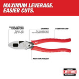 Milwaukee 48-22-6100 9 in. High Leverage Lineman's Pliers w/ Crimper