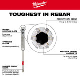 Milwaukee 48-20-6713 SDS Plus 5/8" X 12" Rebar Cutter