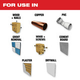 Milwaukee 49-10-9005 Milwaukee OPEN-LOK 3PC MULTI-MATERIAL CUTTING MULTI-TOOL BLADE VARIETY PACK