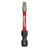 Milwaukee 48-32-4172 Shockwave 2 in. Impact Square Recess #2 Power Bits 25PK