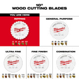 Milwaukee 48-40-1020 10 in. 24T Ripping Circular Saw Blade