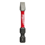 Milwaukee 48-32-4158 Shockwave 2 in. Impact Slotted 1/4 in. Power Bits 25PK