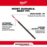 Milwaukee 48-32-4214 Shockwave 6 in. SQ1 Impact Driver Bit 10PK
