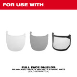 Milwaukee 48-73-1448 BOLT Full Face Shield Mount Replacement (Helmet & Hard Hat)