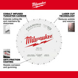 Milwaukee 48-40-0733 7-1/4" 24T Framing Circular Saw Blade 3PK