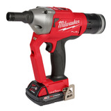 Milwaukee 49-16-2661HT M18 FUEL 1/4" Lockbolt Tool w/ ONE-KEY Hucktainer Fastener Adapter