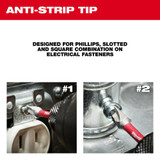 Milwaukee 48-32-4144 Shockwave 2 in. Impact ECX #1 Power Bits 25PK