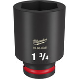 Milwaukee 49-66-6351 Shockwave Impact Duty 3/4" Drive 1-3/4" Deep 6 Point Socket