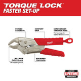 Milwaukee 48-22-3702 2 Pc 7 in. & 10 in. Maxbite TORQUE LOCK Locking Pliers Set