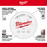 Milwaukee 48-40-1040 10-1/4 in. 40T Fine Finish Circular Saw Blade