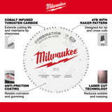 Milwaukee 48-40-1222 12 in. 60T Combination Circular Saw Blade
