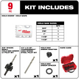 Milwaukee 49-22-4006 HOLE DOZER General-Purpose Hole Saw Kit - 9PC
