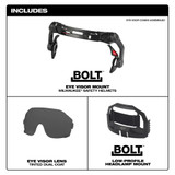 Milwaukee 48-73-1416 BOLT Eye Visor - Tinted Dual Coat Lens (Compatible with Milwaukee Safety Helmets)