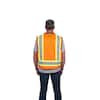 Milwaukee 48-73-5166 Class 2 Surveyor's High Visibility Orange Safety Vest - L/XL