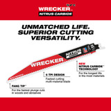 Milwaukee 48-00-5571 6" The WRECKER with NITRUS CARBIDE 5PK