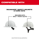 Milwaukee 48-73-1430 BOLT Full Face Shield - Metal Mesh (Compatible with Milwaukee Safety Helmets & Hard Hats)