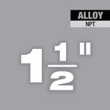 Milwaukee 48-36-1105 1-1/2" ALLOY NPT Portable Pipe Threading Dies