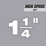 Milwaukee 48-36-1110 1-1/4" HIGH SPEED NPT Portable Pipe Threading Dies