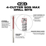 Milwaukee 48-20-3934 SDS MAX 4CT MX4 3/4" X 24" X 29"