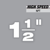 Milwaukee 48-36-1111 1-1/2" HIGH SPEED NPT Portable Pipe Threading Dies