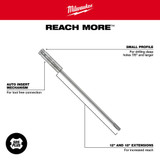 Milwaukee 48-20-6940 PLUSLOK SDS+ 12 in. Extension