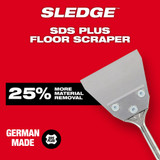 Milwaukee 48-62-6046 SDS Plus SLEDGE Floor Scraper 5" X 10"