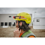 Milwaukee 48-73-1336 Gray Front Brim Vented Helmet with BOLT - Type 2, Class C