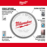Milwaukee 48-40-4360 10 in. Aluminum Cutting Circular Saw Blade
