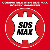 Milwaukee 48-20-3980 SDS-Max 4-Cutter 1-3/8 in. x 18 in. x 23 in.