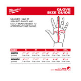 Milwaukee 48-73-8733B 12 Pair Cut Level 3 High Dexterity Polyurethane Dipped Gloves - XL