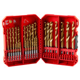 Milwaukee 48-89-4862 Shockwave Impact Duty RED HELIX Titanium Metric Drill Bit Set 29PC