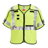 Milwaukee 48-73-5333 AR/FR Cat. 1 Class 3 Breakaway High Visibility Yellow Safety Vest - 2XL/3XL (ANSI/CSA)