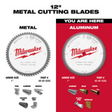 Milwaukee 48-40-4365 12 in. Aluminum Cutting Circular Saw Blade
