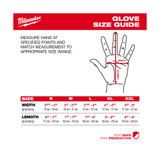Milwaukee 48-73-8743B 12 Pair Cut Level 4 High Dexterity Polyurethane Dipped Gloves - XL
