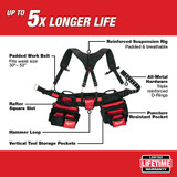 Milwaukee 48-22-8120 Contractor Work Belt with Suspension Rig