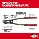 Milwaukee 48-22-4124 24 in. Adaptable Bolt Cutter with POWERMOVE