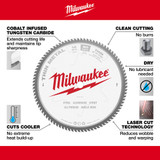 Milwaukee 48-40-4510 14 in. 90 Tooth Dry Cut Carbide Tipped Circular Saw Blade