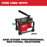 Milwaukee 48-53-3820 1-1/4" - 2" Head Attachment Kit For 5/8" Sectional Cable